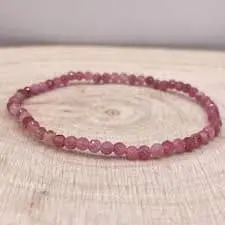 bracelet tourmaline rose