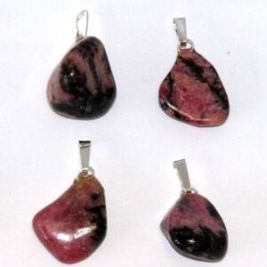 Pendentif rhodonite