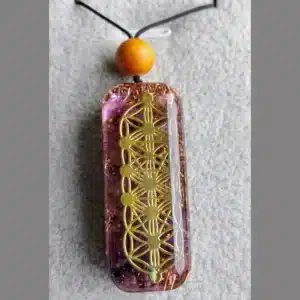 Pendentif Orgonite Améthyste Véritable Qualité AAA